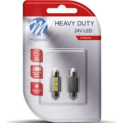 M-tech C5W / C10W LED Can-Bus 24V 1W 2τμχ