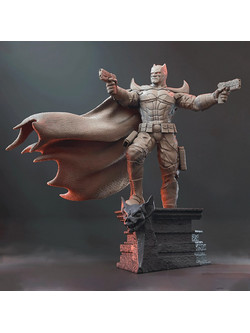 Φιγούρα Batman Thomas Wayne with 2 Gun 3D εκτυπωμένη