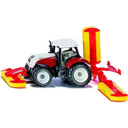 Siku Τρακτέρ Steyr Με Χορτοκοπτικό SI001672
