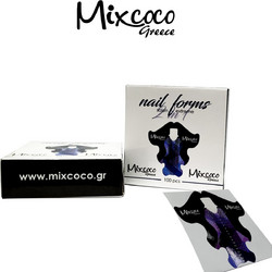 Mixcoco Salon Stiletto Φόρμες Νυχιών 100τμχ