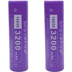 Stovefire Επαναφορτιζόμενη Μπαταρία 18650 Li-ion 3200mAh 3.7V 25A Flat Pin (1τμχ )