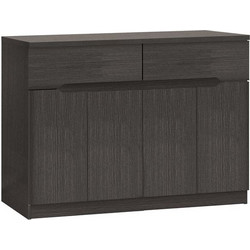 ΜΠΟΥΦΕΣ JOLENE HM2234.01 2 ΣΥΡΤΑΡΙΑ & 4 ΠΟΡΤΕΣ ZEBRANO 120X40X80εκ