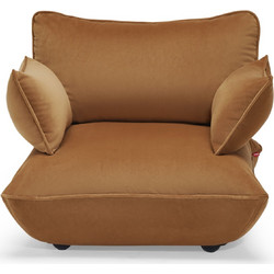 Fatboy Sumo - Πολυθρόνα Βελούδινη 108x108x90 I Almond