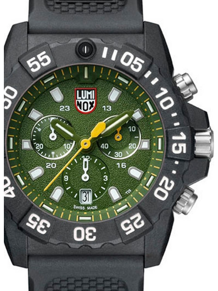 Luminox Navy Seal 3580 Ανδρικό Ρολόι Χρονογράφος με Μαύρο Καουτσούκ Λουράκι XS.3597
