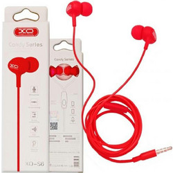 XO S6 Handsfree In-Ear 3.5mm Red