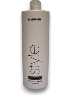 Subrina Professional, Style Finish Wet, Hair Spray, For Styling, Extreme Hold, 1000 ml