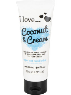 I Love Coconut & Cream Ενυδατική Κρέμα Χεριών 75ml