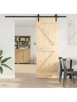 vidaXL Πόρτα Εσωτερική Συρόμενη Ξύλινη 70x210cm 3445209