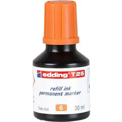 Μελάνι Ανεξίτηλου Μαρκαδόρου Edding 30ml Πορτοκαλί