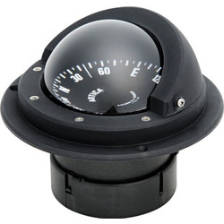 Πυξίδα Χωνευτή Riviera Genova ARTICA 2" 3/4 BA1 Black - Black card - Φωτιζόμενη