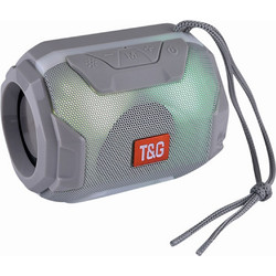 T&G TG-162 Ηχείο Bluetooth 5W με Ραδιόφωνο Γκρι