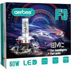 Σετ 2 Τεμάχια Led Λάμπες F3 Αυτοκινήτου 60W H7 7200lm - Led Headlight