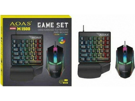 Aoas M1500 Gaming Keypad RGB Black