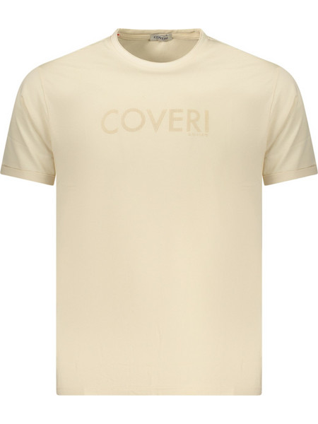 COVERI MOVING MEN'S SHORT-SLEEVE T-SHIRT, BEIGE Μπεζ