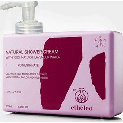 Etheleo Natural Pomegranate Κρεμώδες Αφρόλουτρο 250ml