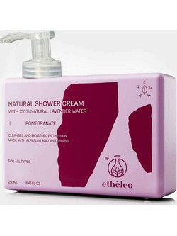 Etheleo Natural Pomegranate Κρεμώδες Αφρόλουτρο 250ml