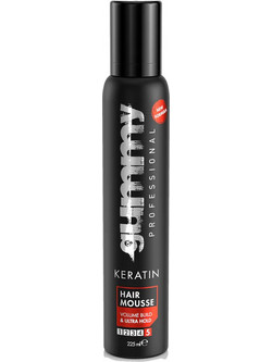 Gummy Maximum Hold & Shine Αφρός Μαλλιών για Λάμψη Πολύ Δυνατό Κράτημα 225ml