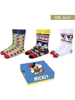 Cerda(R) Disney Mickey Mouse Socks (Size: 36-41)