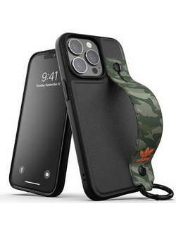Adidas(R) OR Hand Strap Θήκη για iPhone 13 Pro- Black/Green