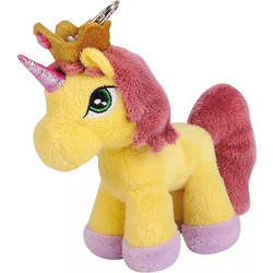 Μονόκερος Μπρελόκ Filly Unicorn Κίτρινο Χρώμα Λούτρινο 12cm