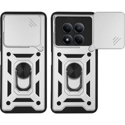 Sonique Ring Armor CamPro Θήκη για Xiaomi Redmi Note 15 Pro 5G Silver