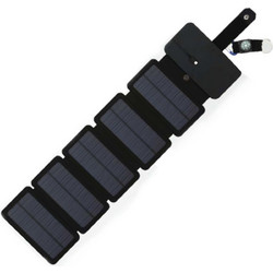 10W Αναδιπλούμενος Ηλιακός Φορτιστής USB με 5 Πάνελ