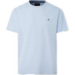 HACKETT ESSENTIALS SS LOGO T-SHIRT ΜΠΛΟΥΖΑ HM5000100-502-OXFORD BLUE