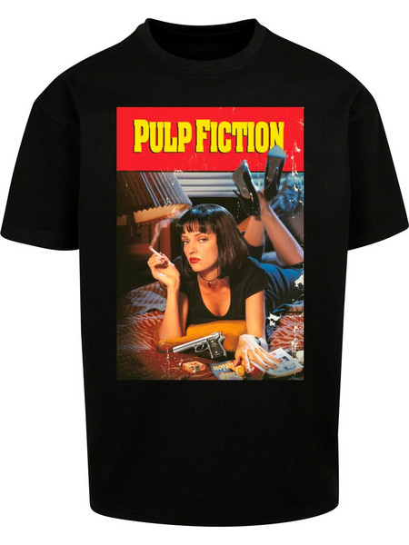 Pulp Fiction Poster Oversize Tee black