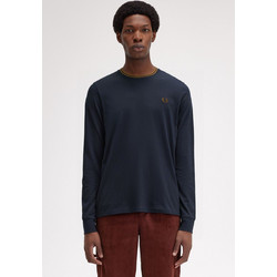 Fred Perry Ανδρική Μακρυμάνικη Μπλούζα Twin Tipped T-Shirt M9602-M68 Μπλε