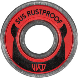 WICKED SUS Rustproof Ρουλεμάν - Κόκκινο 19.310080