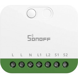 Smart διακόπτης Sonoff MINI DUO (MINI-2GS) - 2 Κανάλια - Wi-Fi, Matter - Λευκό MINI-2GS