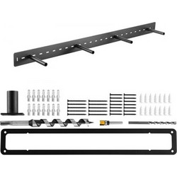Βάση Ραφιού VEVOR Floating 1 Πακέτο, Ικανότητα Βάρους 230 lbs (104 kg) 46x6,2x3 inch (1168,4x157,4x76,2 mm) Υψηλής Αντοχής Κρυφές Βάσεις Ραφιών, Στήριξη Αόρατων Ραφιών Τοίχου