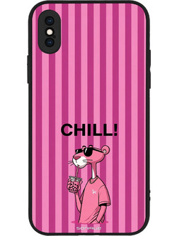 Sonique Stripe Stories Series Θήκη με Σχέδιο «Chill Panther» (iPhone XS / X)