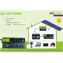 ΜΕΤΑΤΡΟΠΕΑΣ ΡΕΥΜΑΤΟΣ 1500W PLUG-IN GD-SK1500W