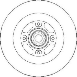 SKF VKBD 1014 - Δισκόπλακα με ρουλεμάν RENAULT MEGANE II KM. SCENIC
