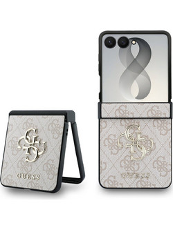 Guess Big 4G Metal Logo Θήκη Pink (Samsung Galaxy Z Flip 8)