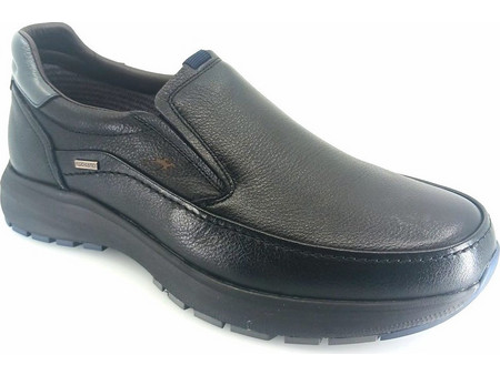 Fluchos TRITON F2064, (μαύρο δέρμα) 504418 ανδρικά slip-on