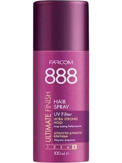 Farcom Styling 888 Λακ Μαλλιών Πολύ Δυνατό Κράτημα 100ml