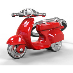 Metalmorphose Μπρελόκ Red Scooter