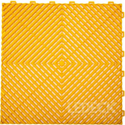 DIGITAL IQ PLASTIC FLOOR TILES (YELLOW)