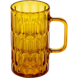 Guzzini VANITY Beer Tumblers Acrylic, Saffron Yellow