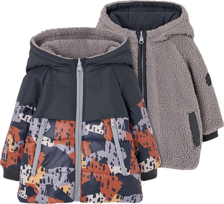 Boboli Reversible technical fabric parka for boy -BCI (534158 9963) Αγόρι Collection FW26-27