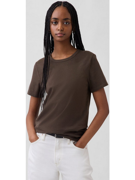 Γυναικεία Μπλούζα VintageSoft από Βιολογικό Βαμβάκι Terra brown