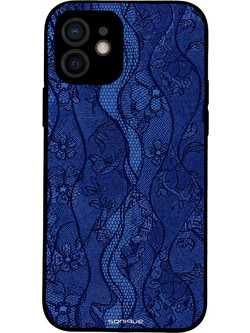 Sonique Diva Series Back Cover Blue Lace (iPhone 12)