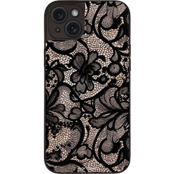 Sonique Diva Series Back Cover Μαύρη Δαντέλα (iPhone 15 Plus)