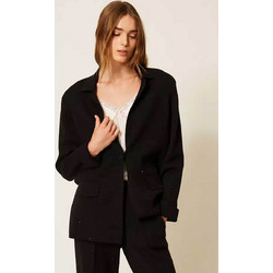 TWINSET Γυναικεία Ζακέτα Μαύρη 262LI3PAA