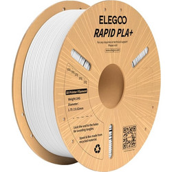 ELEGOO Rapid PLA+ Νήμα 3D Εκτύπωσης, Λευκό