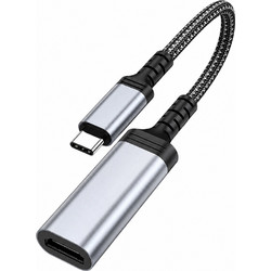 Αντάπτορας Hoco UA43A USB-C σε HDMI 4K 30Hz Braided Μαύρος 20cm