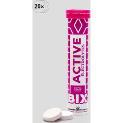 Bix Active Electrolytes Grape 20 Αναβράζοντα Δισκία