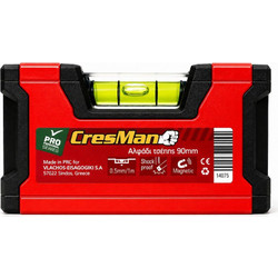 Aλφάδι τσέπης μαγνητικό Cresman 90mm